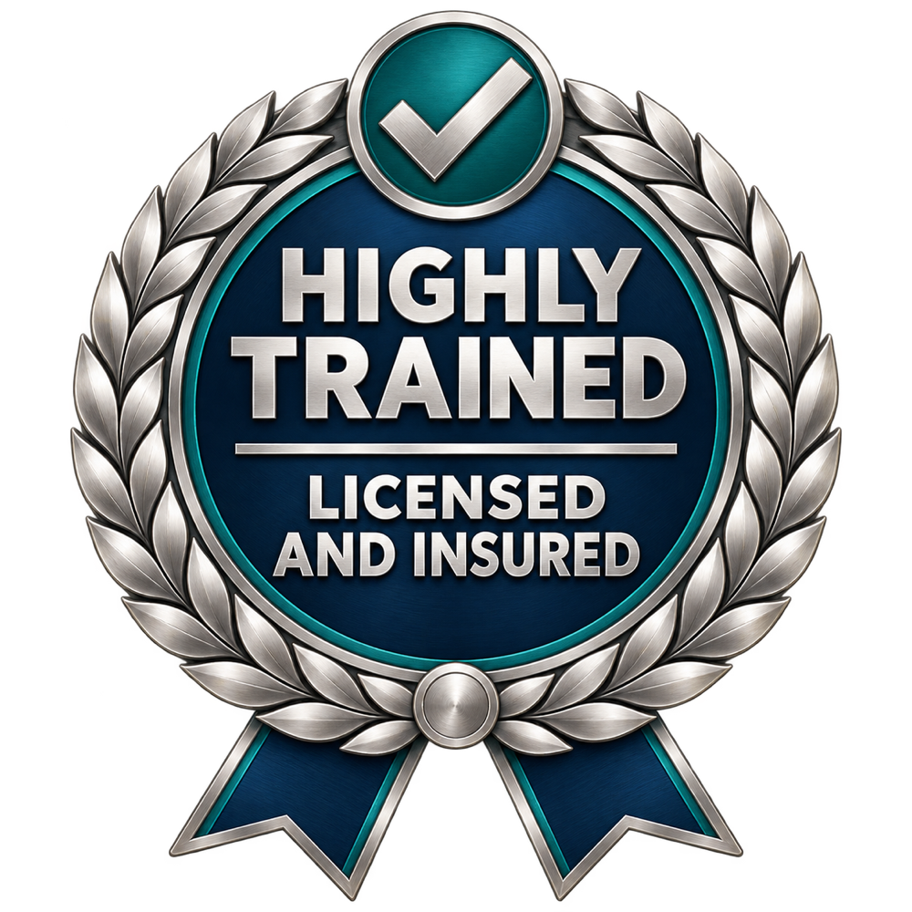 Highly trained and insured technicians.